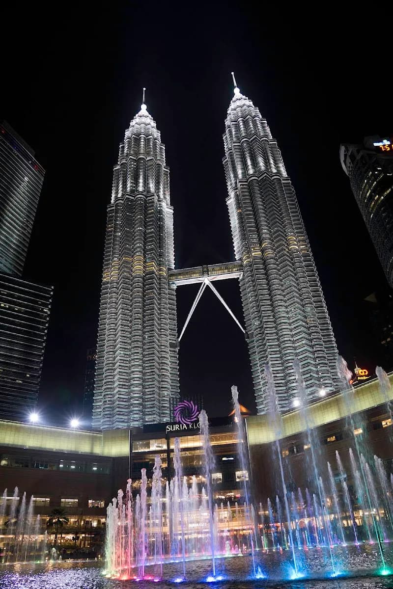 View of Petronas Twin Towers Skybridge & Observation Deck in Kuala Lumpur, KL