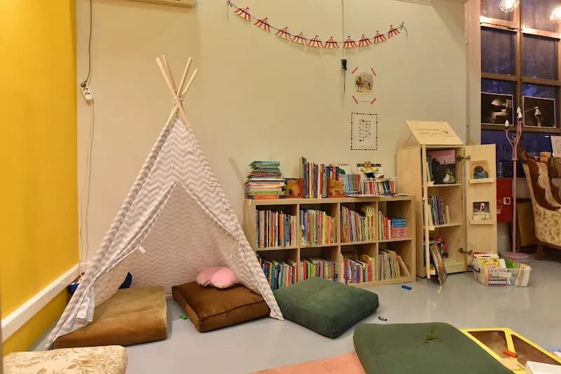 View of Petroupoli Municipal Library in Petroupoli, AT