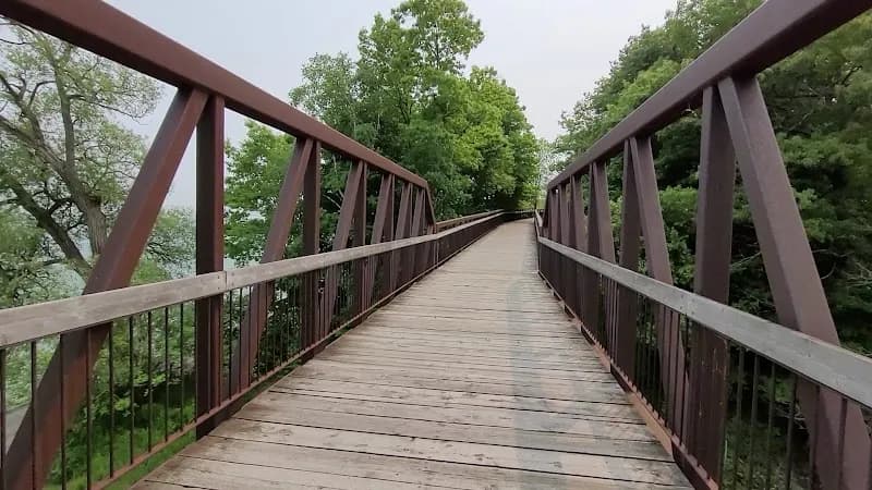 View of Petticoat Creek Conservation Park in Pickering, ON