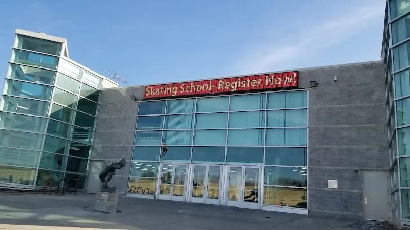 View of Pettit National Ice Center in Milwaukee, WI