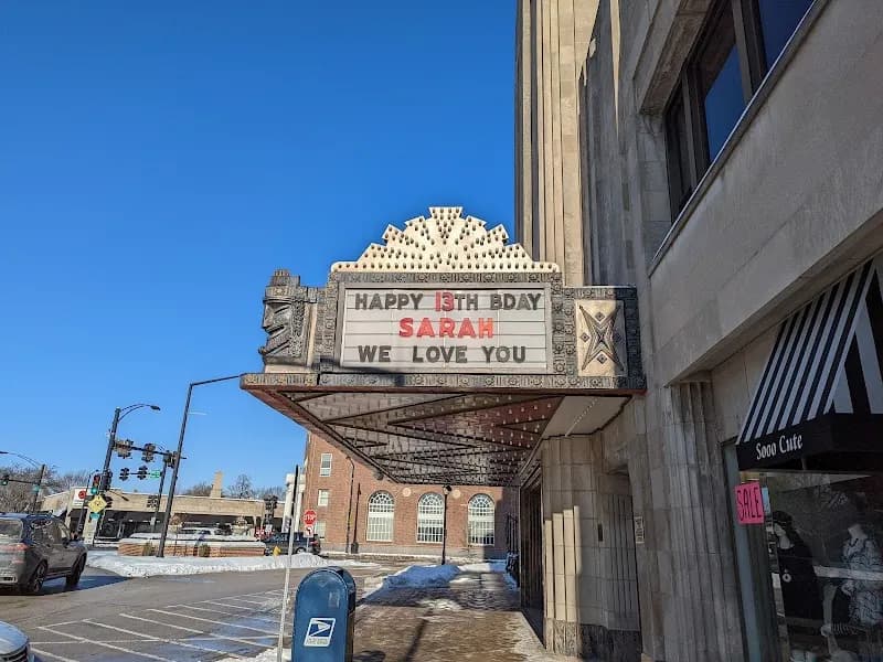 View of Pickwick Theatre in Park Ridge, IL