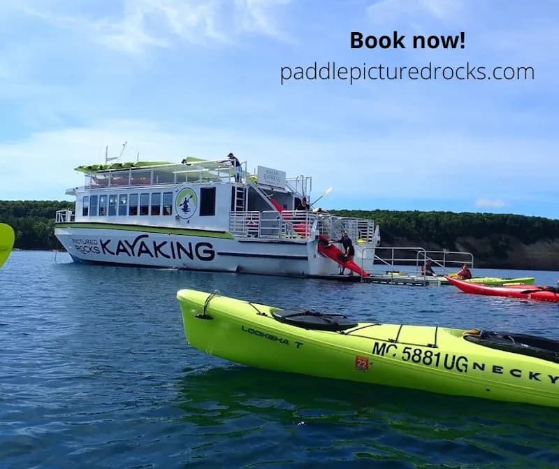 Pictured Rocks Kayaking tour agency in Munising, MI