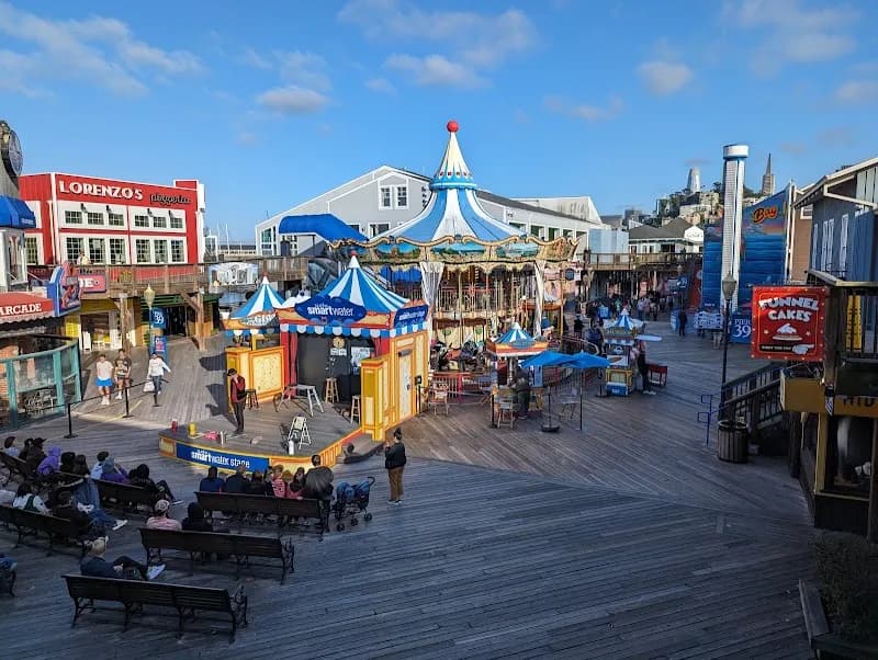 View of PIER 39 in San Francisco, CA