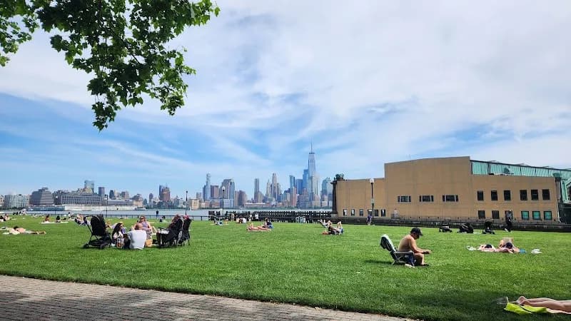 Pier A Park premise in Hoboken, NJ
