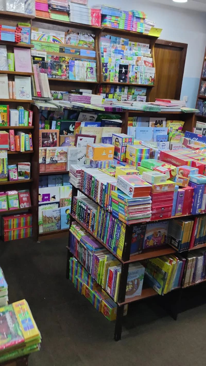 View of Pilgrim's Book House in Thamel, Bagmati