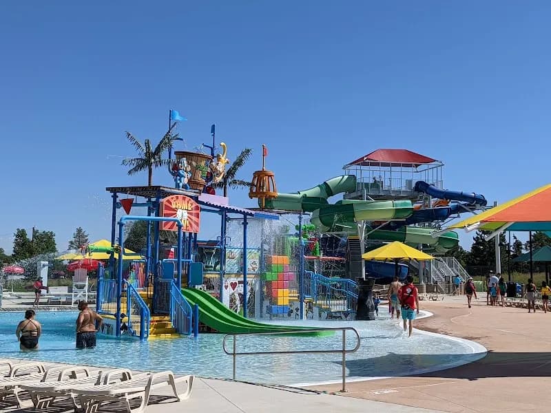 View of Pioneer Park field in Commerce City, CO