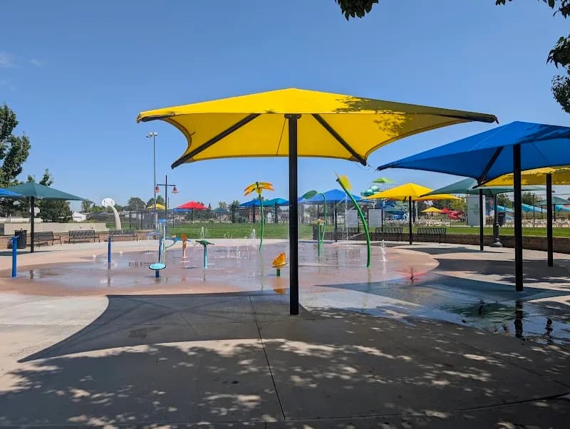 View of Pioneer Park field in Commerce City, CO
