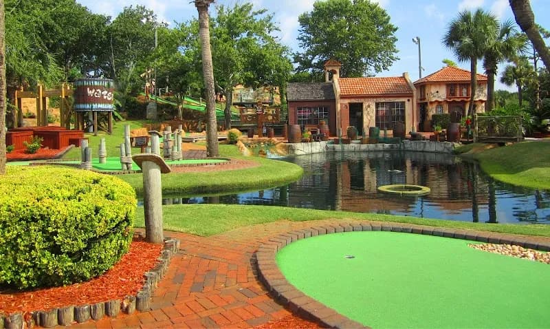 View of Pirate’s Island Adventure Golf in Panama City Beach, FL