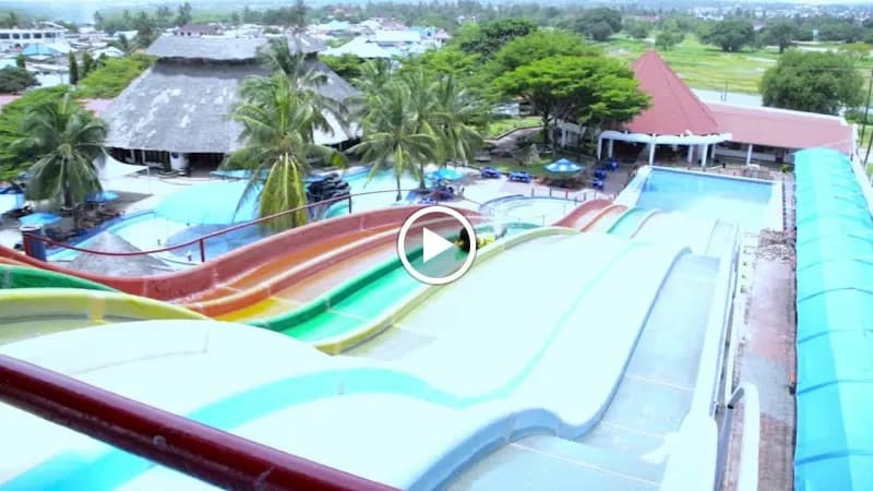 View of Pirates Beach Water Park in Dar es Salaam, DS