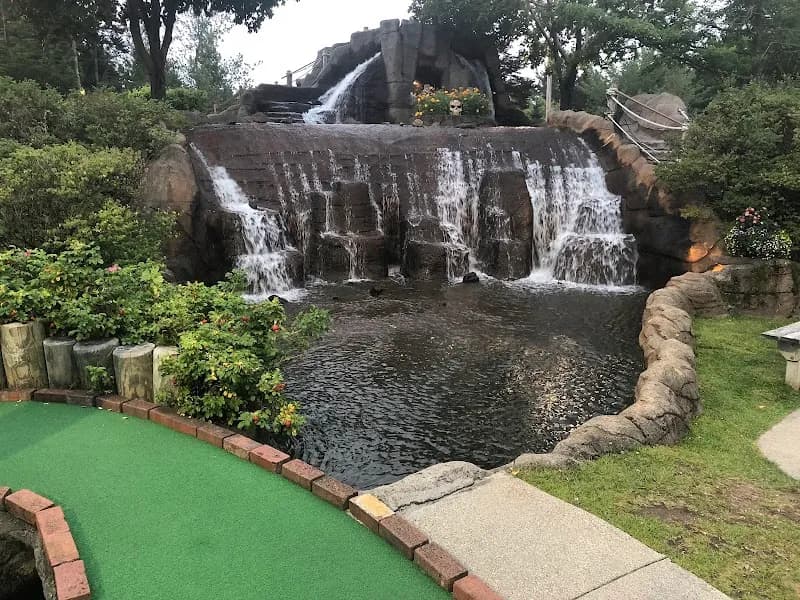 View of Pirate's Cove Adventure Golf in Bar Harbor, ME