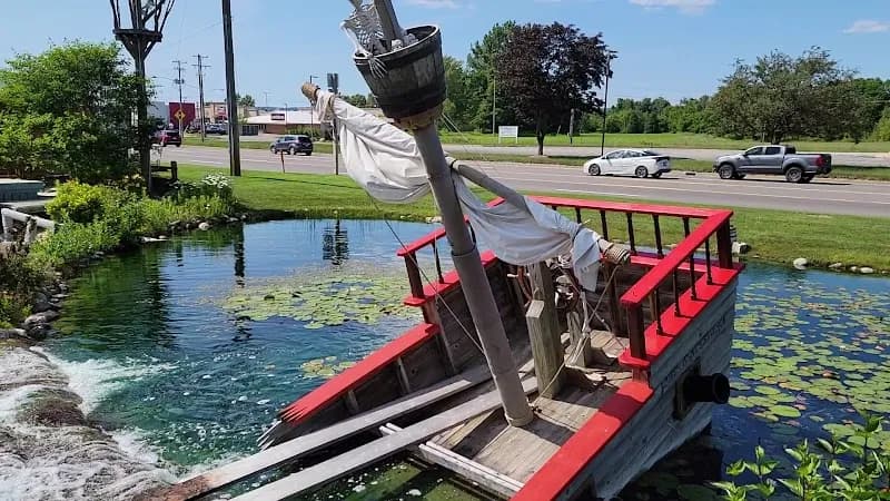 View of Pirate's Cove Adventure Golf in Cheboygan, MI