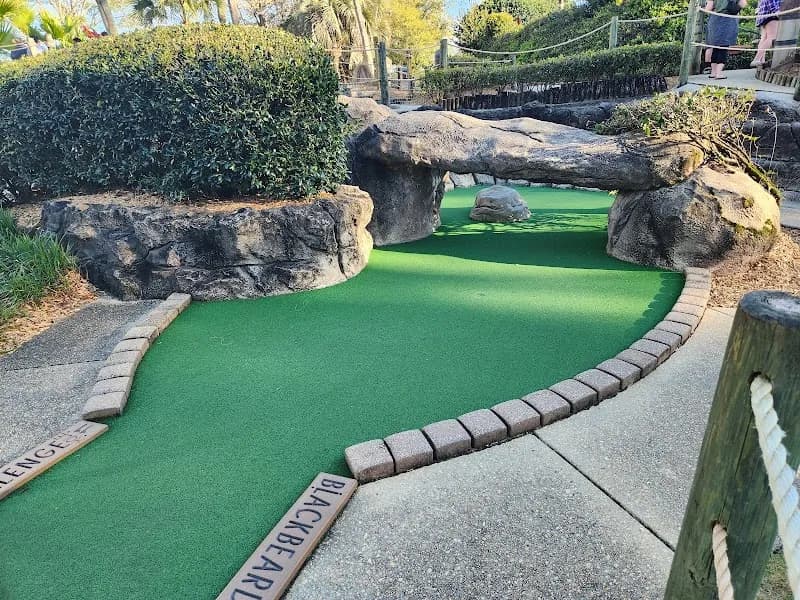 View of Pirate's Island Adventure Golf in Gulf Shores, AL