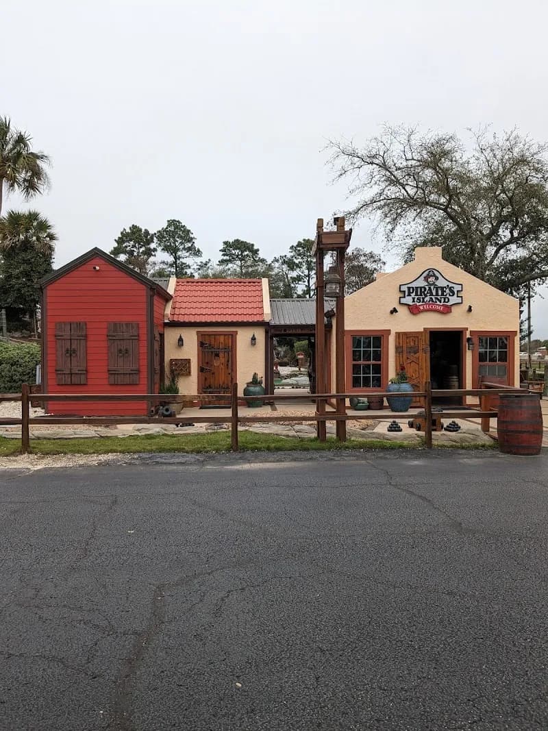 View of Pirate's Island Adventure Golf in Gulf Shores, AL