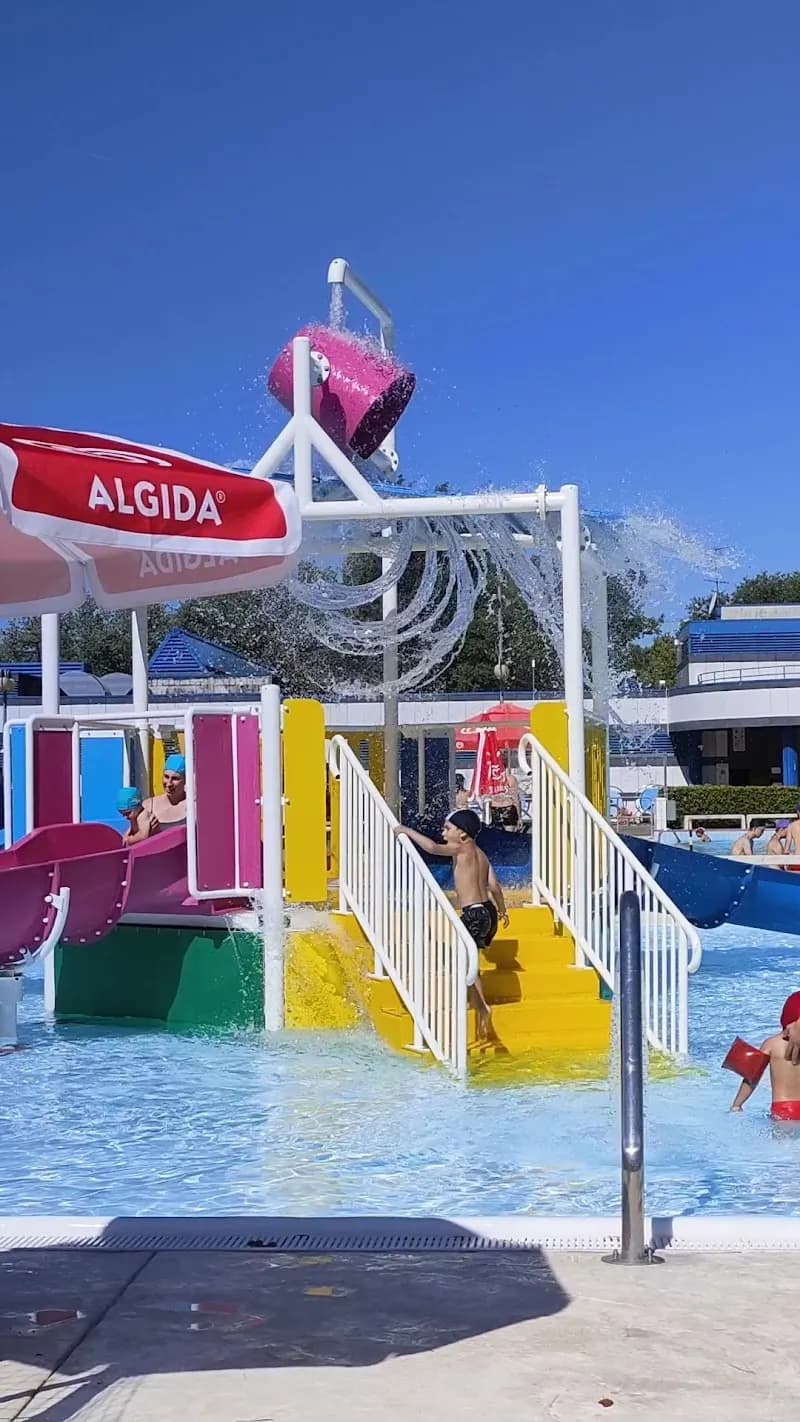 View of Piscina Comunale Molinello in Rho, Lombardy