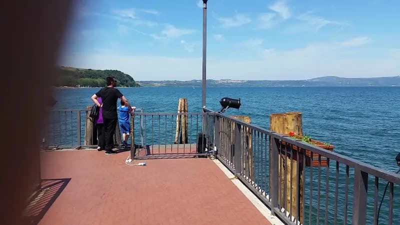View of Pista Ciclabile del Lago di Bracciano in Anguillara Sabazia, Lazio
