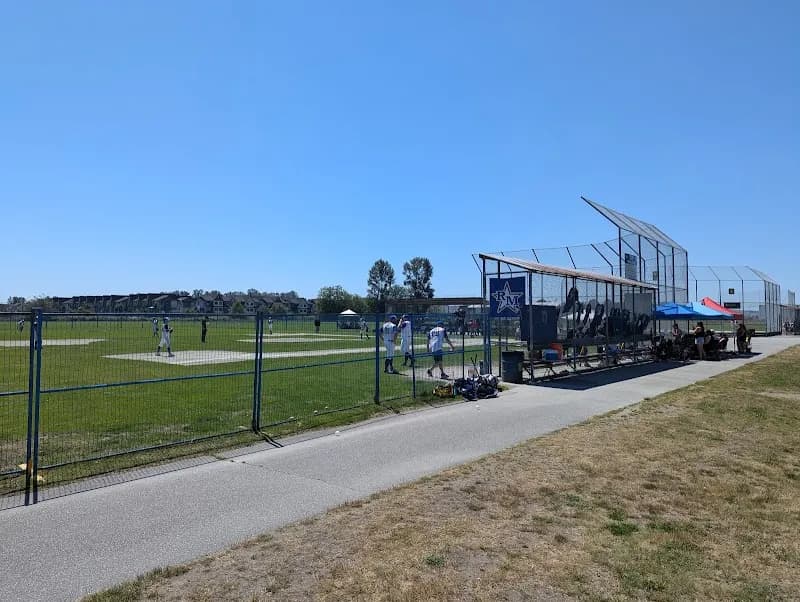 View of Pitt Meadows Community Park in Pitt Meadows, BC