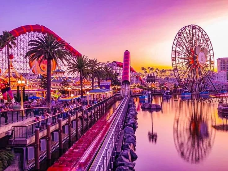 Pixar Pier tourist attraction in Stockton, CA