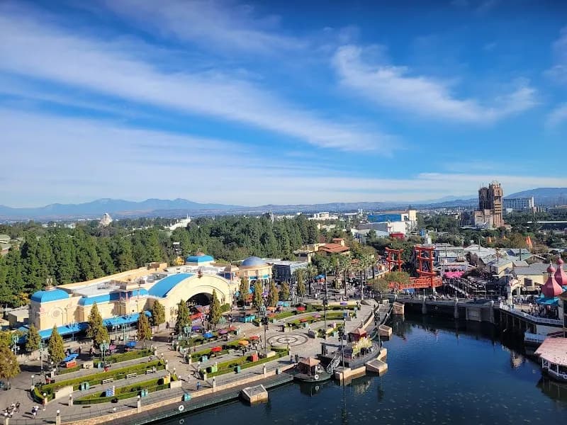 View of Pixar Pier in Stockton, CA