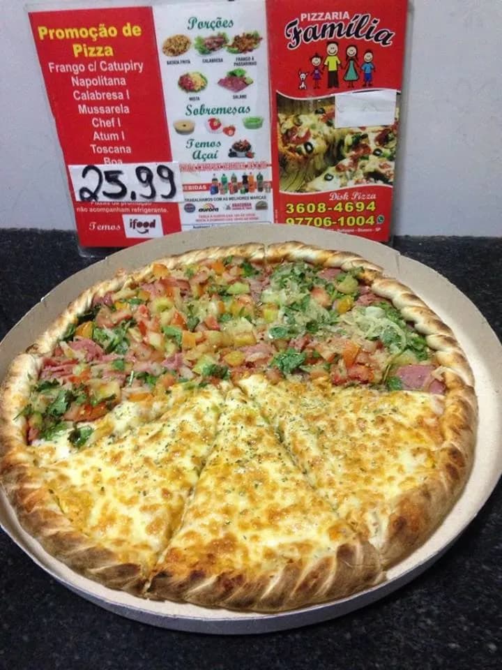 View of Pizzaria La Família in Osasco, SP