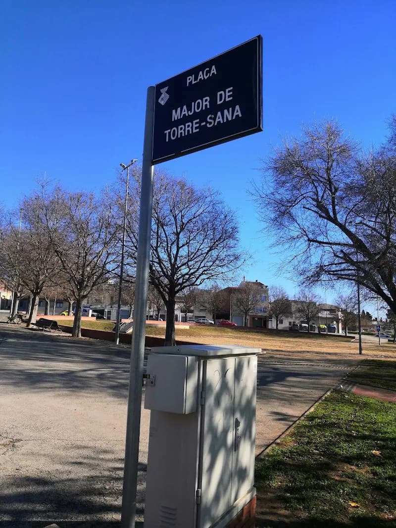 Plaça Major de Torre-sana park in Terrassa, CT