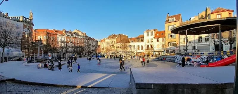 Place de Bethléem park in Saint-Gilles, BRU