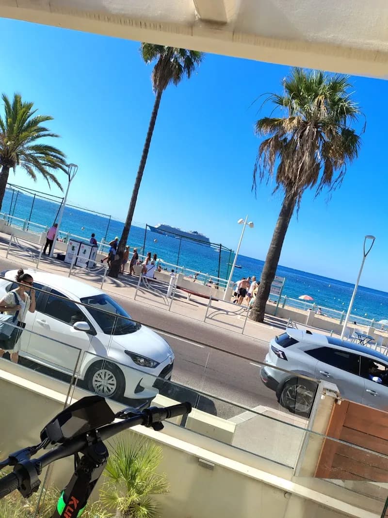View of Plage de la Bocca in Cannes, PACA