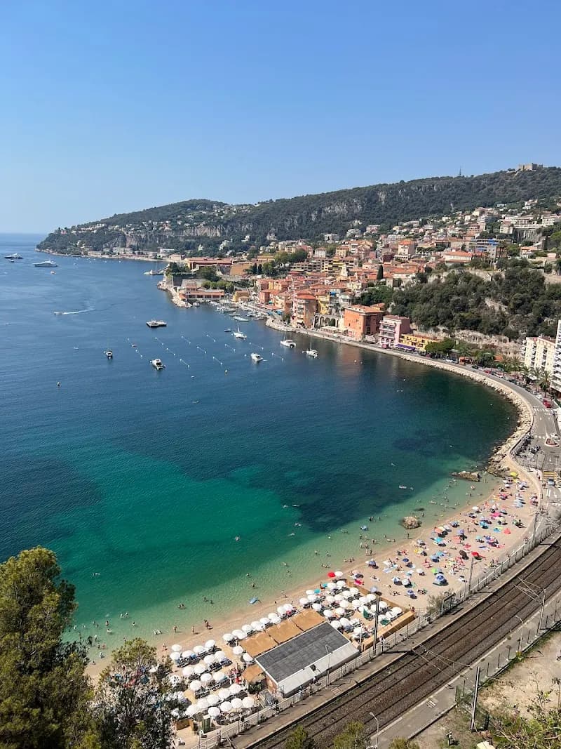 Plage des Marinieres beach in Villefranche-sur-Mer, PACA