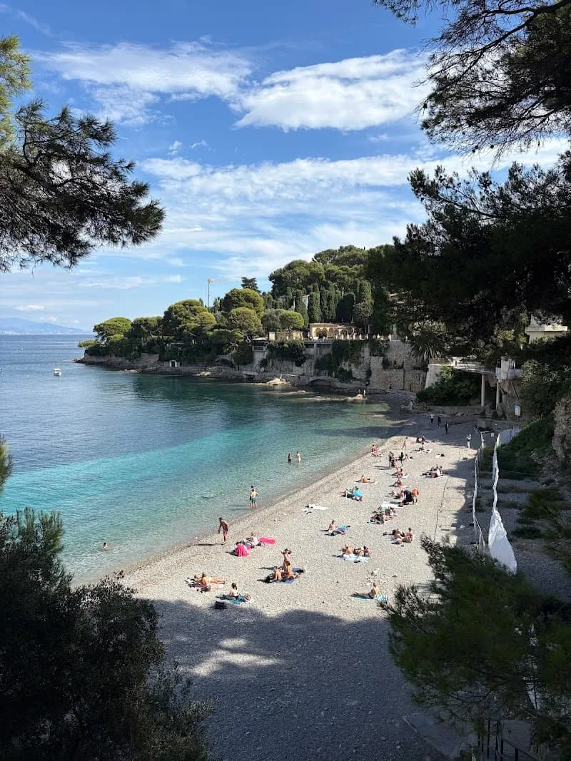 View of Plage Paloma in Saint-Jean-Cap-Ferrat, PACA