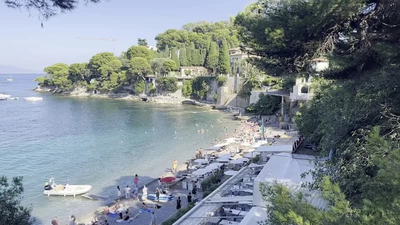 View of Plage Paloma in Saint-Jean-Cap-Ferrat, PACA