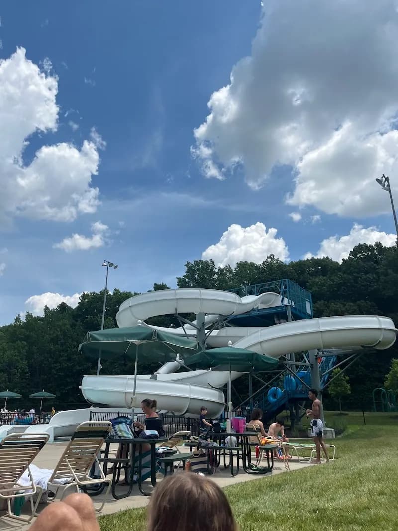 View of Plain Township Aquatic Center in New Albany, OH