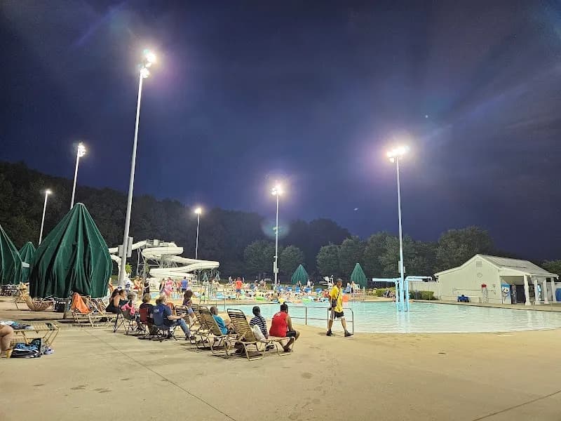 View of Plain Township Aquatic Center in New Albany, OH