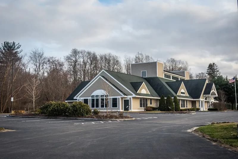 View of Plaistow Public Library in Plaistow, NH