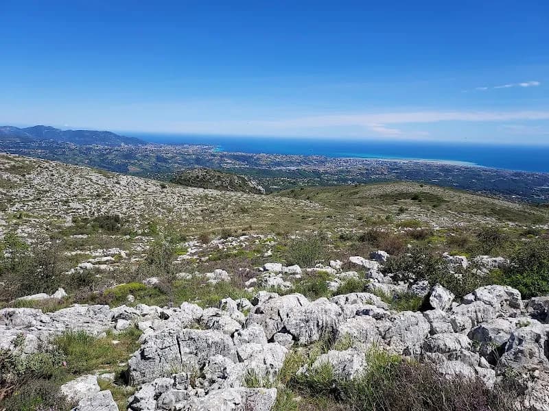 Plan des noves hiking area in Saint-Paul-de-Vence, PACA