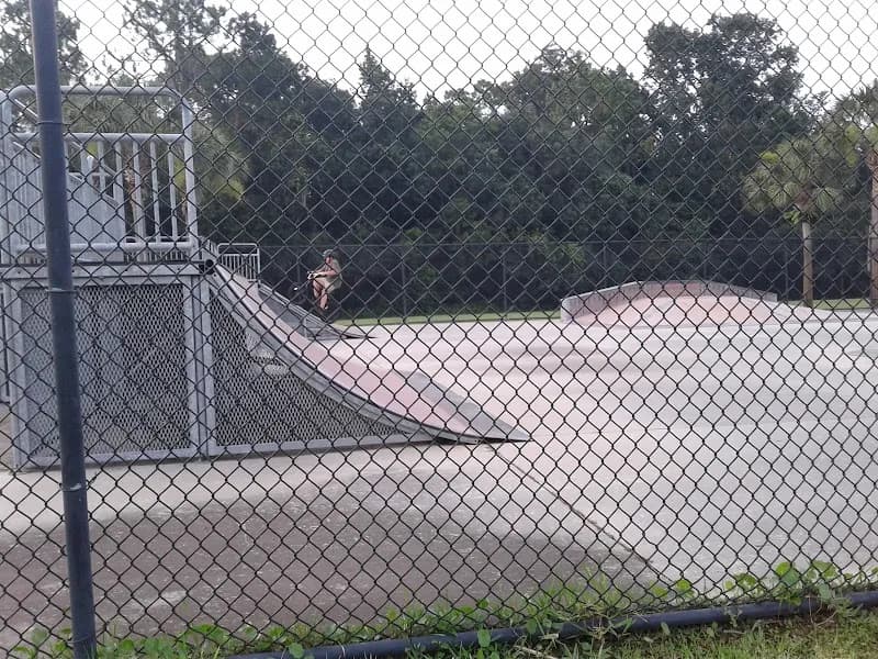 View of Plant City Skate Park in Plant City, FL