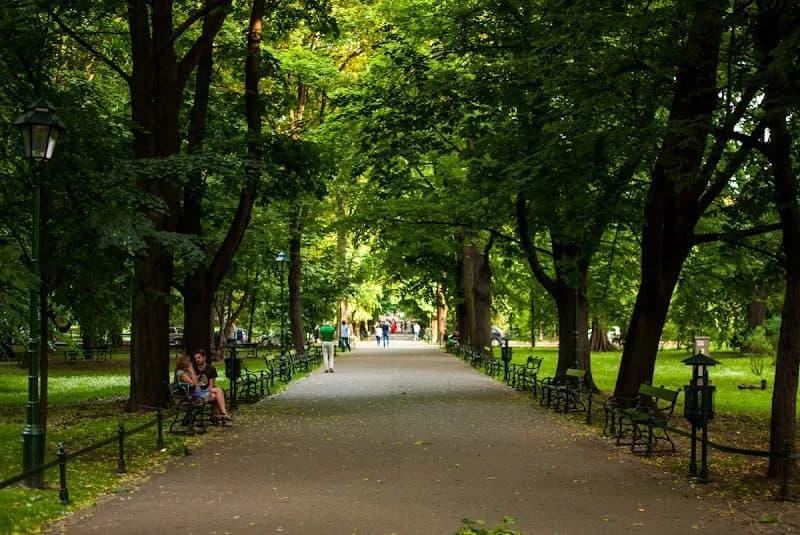 Planty park in Krakow, MP