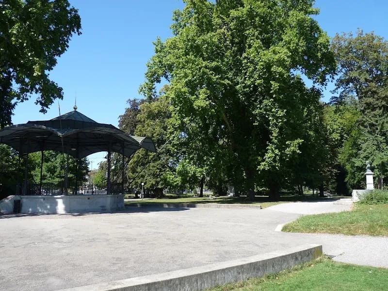 Platzspitz park in Zurich, ZH