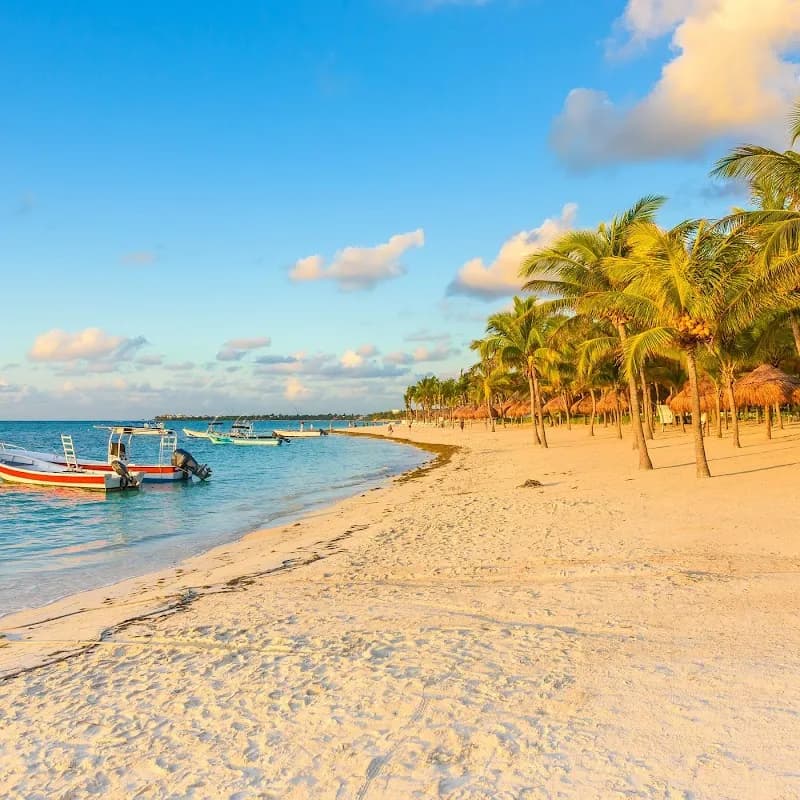 Playa Akumal beach in Akumal, QR