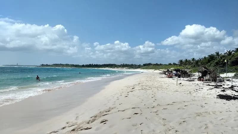Playa Chemuyil beach in Chemuyil, QR