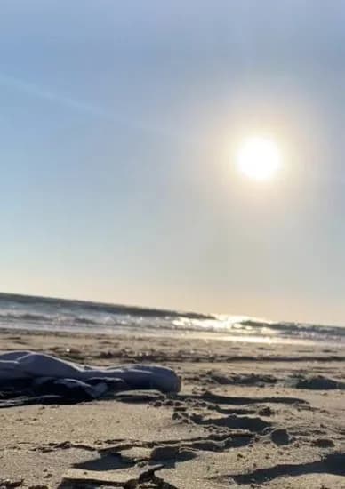 View of Playa del Saler in Valencia, VC