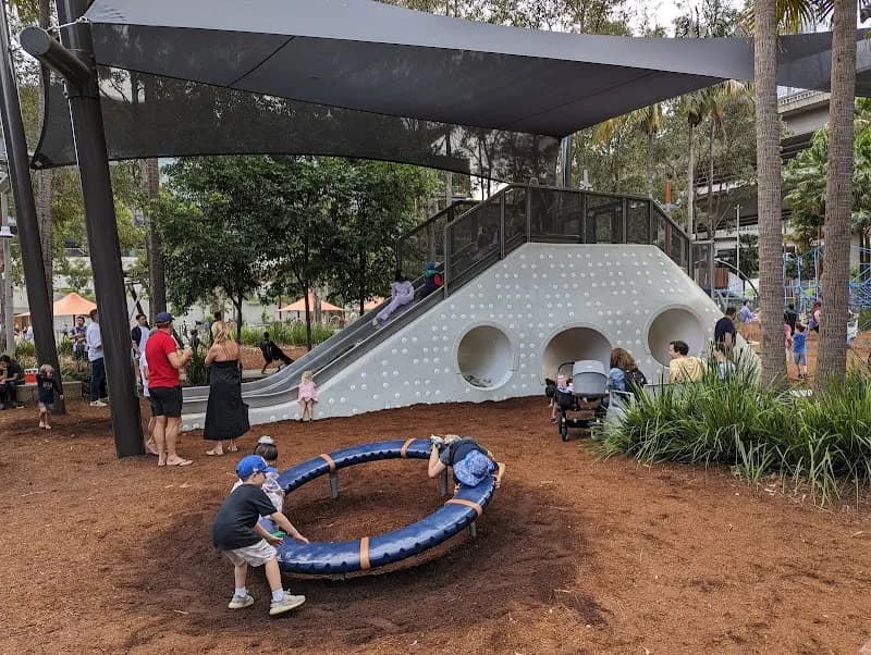 View of Playground at Darling Quarter in Sydney, NSW