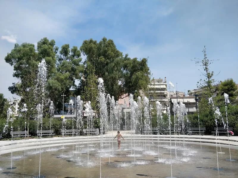 View of Playground - Stavros Niarchos Park in Kallithea, AT