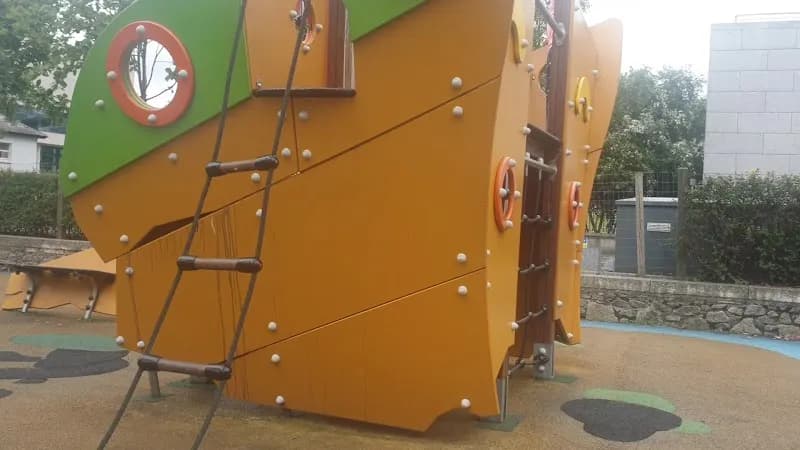 View of Playground The Metals Shipwreck in Dun Laoghaire, D