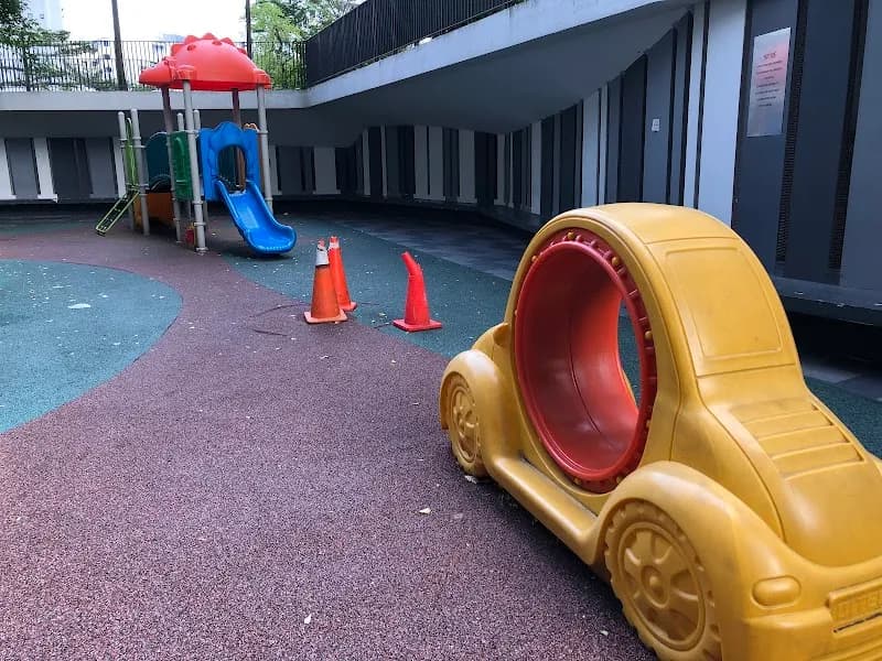 View of Playgrounds at Pinnacle@Duxton level 3 in Tampines, SG
