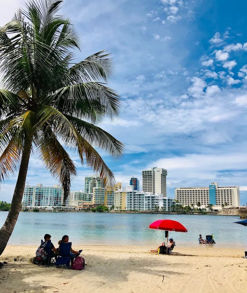View of Playita del Condado in San Juan, PR