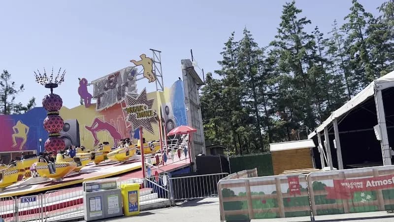 View of Playland Amusement Park in Vancouver, BC