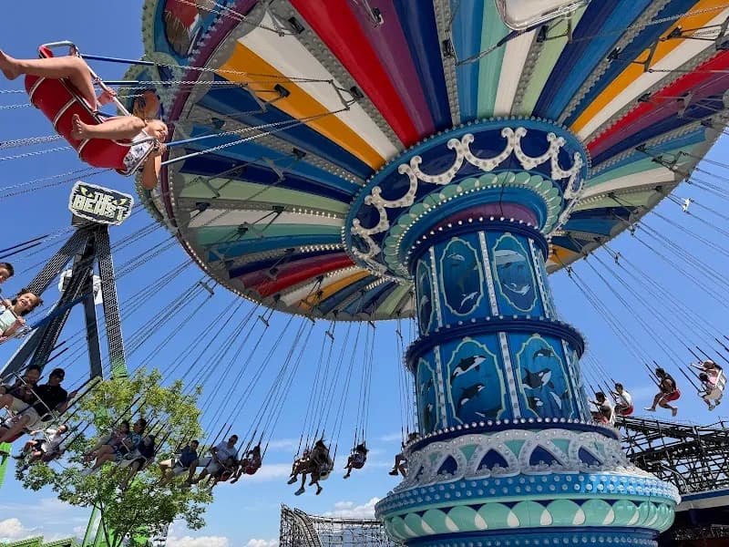 View of Playland Amusement Park in Vancouver, BC