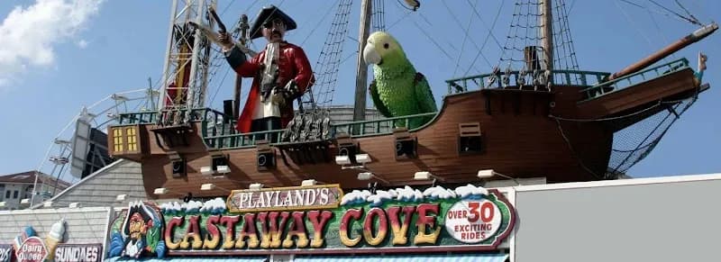 Playland's Castaway Cove amusement park in Atlantic City, NJ