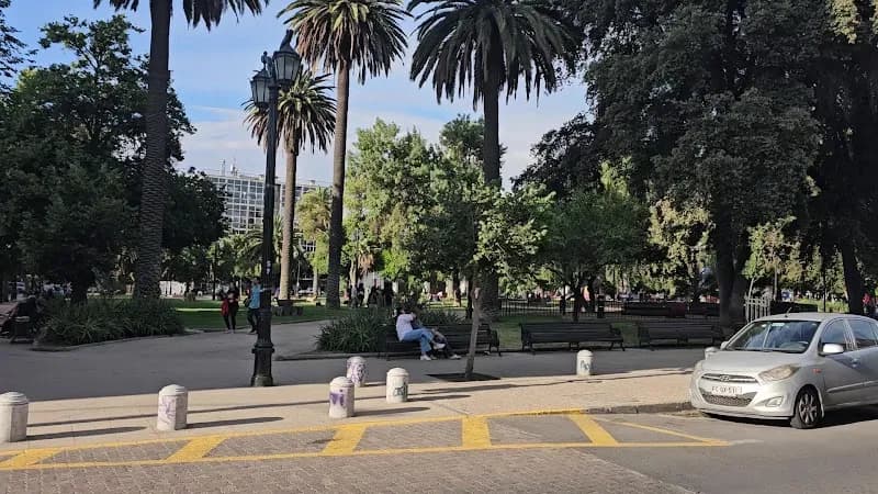 View of Plaza Brasil in Santiago, RM