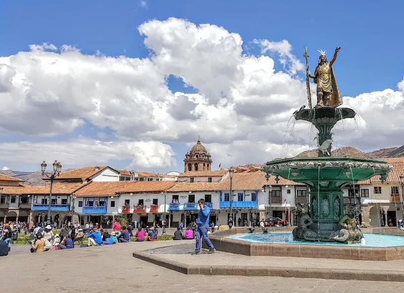 View of Plaza de Armas in Cusco, CUS
