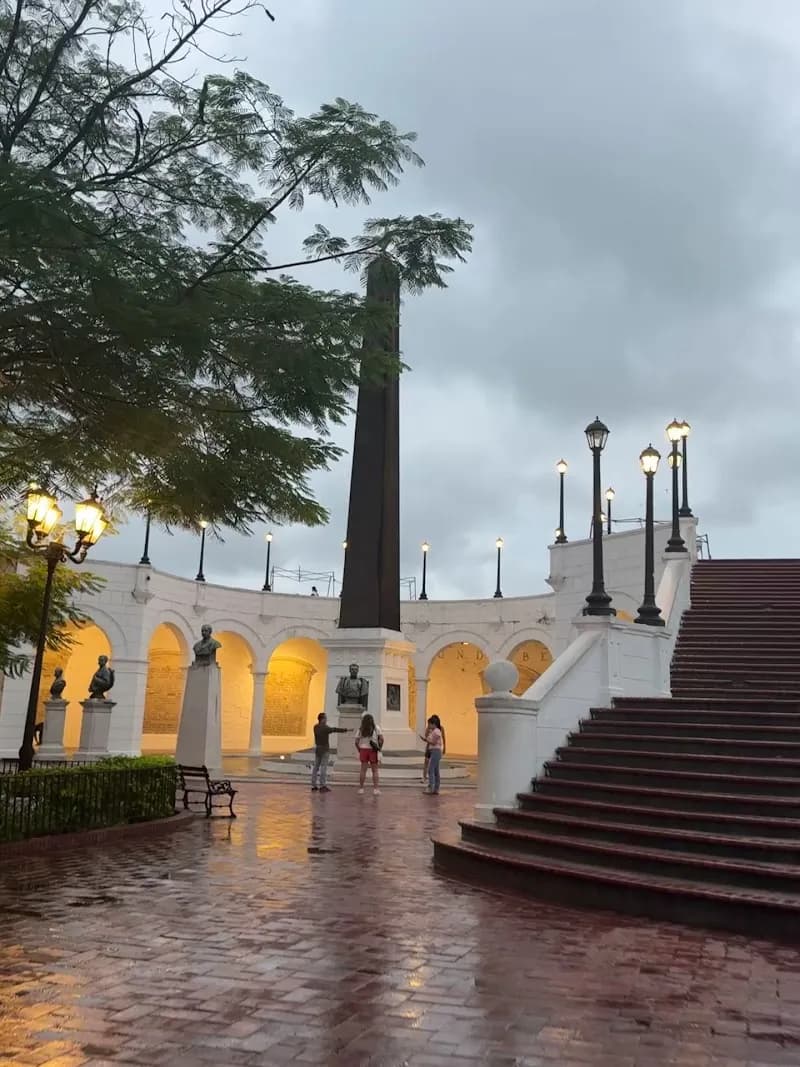 View of Plaza de Francia in Panama City, PAN
